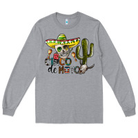 Heather Grey cinco de mayo Long Sleeve Tee - SublimationCraftShop