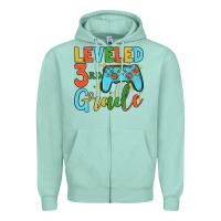 Seafoam leveled 3rd grade Zipper Hoodie - JahusDesignShop