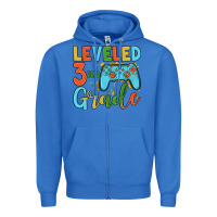 True Royal leveled 3rd grade Zipper Hoodie - JahusDesignShop