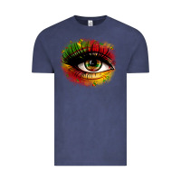 Vintage Denim juneteenth eye Vintage Tee - Zillion Design Studio
