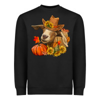 Black Fall Goat Heavyweight Sweatshirt - RanaPortraitStore