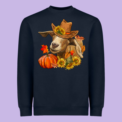 Heavyweight Sweatshirt Fall Goat