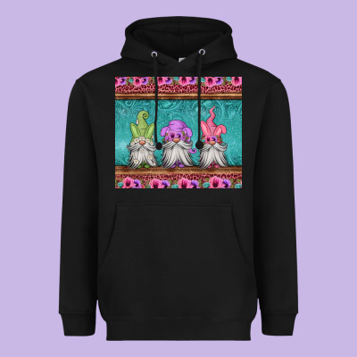 Easter Gnomes Heavyweight Hoodie Designed By Jasminsmagicworld