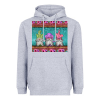 Heather Grey easter gnomes Heavyweight Hoodie - Jasminsmagicworld