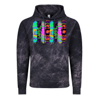 Cloud Black tie dye brushstrokes Vintage Hoodie - RanaPortraitStore