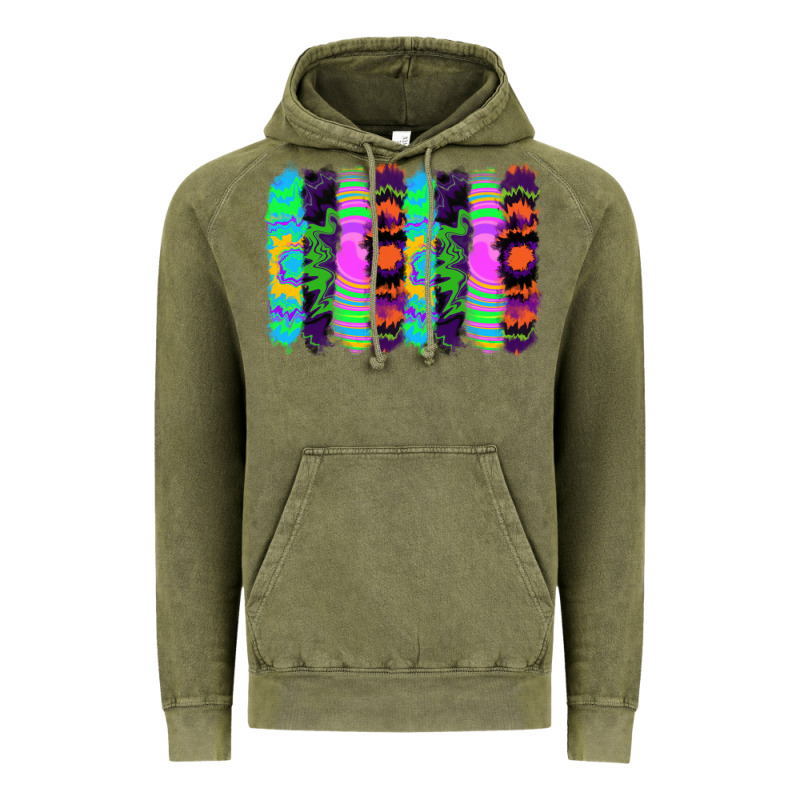 Tie Dye Brushstrokes Vintage Hoodie by RanaPortraitStore | Teevron