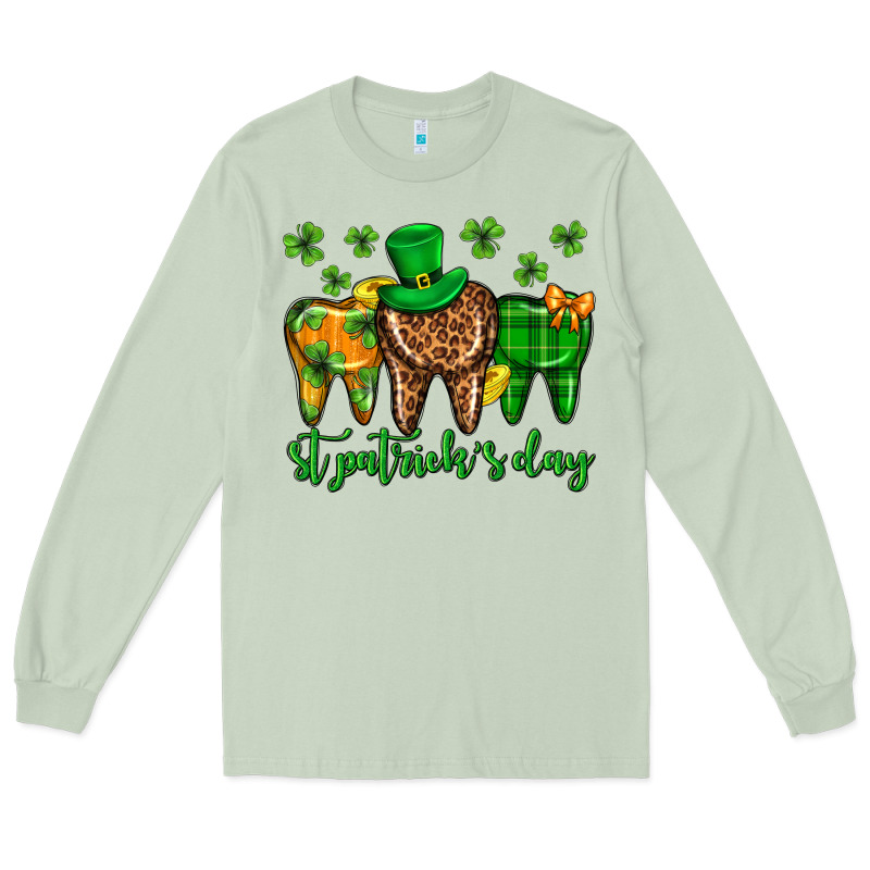 Dentist St. Patricks Day Long Sleeve Tee by Neo Western | Teevron