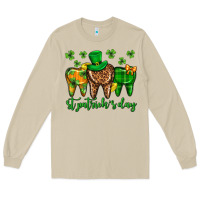 Mushroom Dentist st. patricks day Long Sleeve Tee - Neo Western