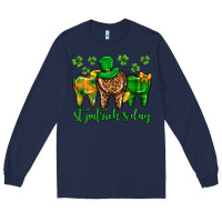 Navy Dentist st. patricks day Long Sleeve Tee - Neo Western