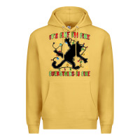 Antique Gold it's fine i'm fine everything is fine Premium Hoodie - MaliasSmallBusiness