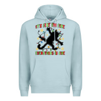 Blue Mist it's fine i'm fine everything is fine Premium Hoodie - MaliasSmallBusiness