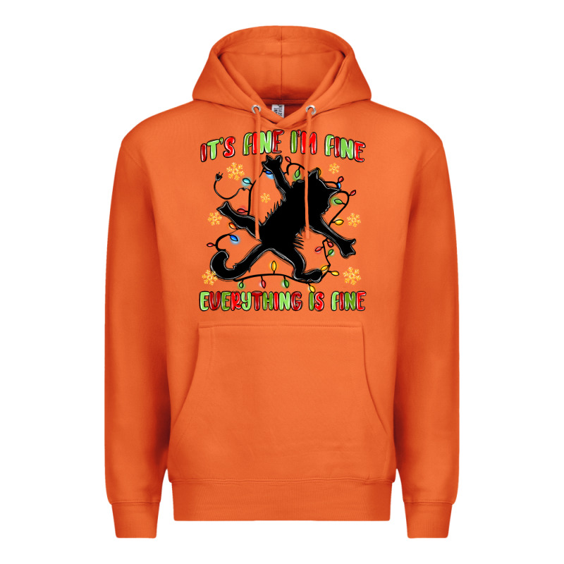 It's Fine I'm Fine Everything Is Fine Premium Hoodie by MaliasSmallBusiness | Teevron