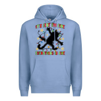 Colony Blue it's fine i'm fine everything is fine Premium Hoodie - MaliasSmallBusiness