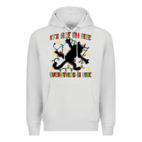 Dove Grey it's fine i'm fine everything is fine Premium Hoodie - MaliasSmallBusiness