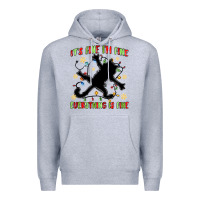 Heather Grey it's fine i'm fine everything is fine Premium Hoodie - MaliasSmallBusiness