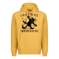 Mustard it's fine i'm fine everything is fine Premium Hoodie - MaliasSmallBusiness