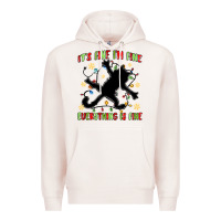 Pale Pink it's fine i'm fine everything is fine Premium Hoodie - MaliasSmallBusiness