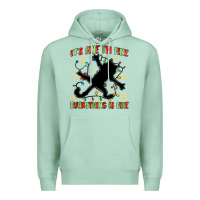 Seafoam it's fine i'm fine everything is fine Premium Hoodie - MaliasSmallBusiness