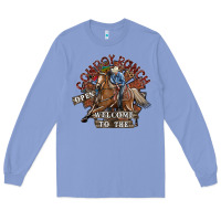 Colony Blue cowboy ranch Long Sleeve Tee - SublimationCraftShop