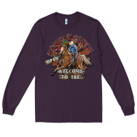 Plum cowboy ranch Long Sleeve Tee - SublimationCraftShop
