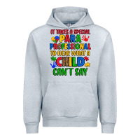Heather Grey it takes a special paraprofessional to hear what a Urban Hoodie - Artiststas