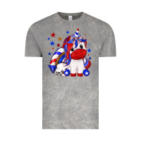 Cloud Rock 4th of july american unicorn Vintage Tee - texasbilliewilder