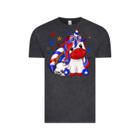 Vintage Black 4th of july american unicorn Vintage Tee - texasbilliewilder