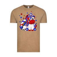 Vintage Coffee 4th of july american unicorn Vintage Tee - texasbilliewilder