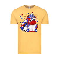 4th Of July American Unicorn Vintage Tee | Teevron