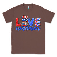 Chestnut love america gnome Classic Tee - HRA Design Shop