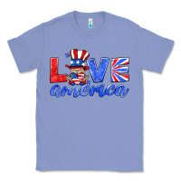 Colony Blue love america gnome Classic Tee - HRA Design Shop