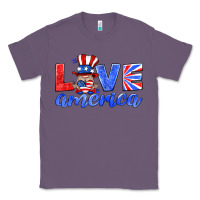 Lavender love america gnome Classic Tee - HRA Design Shop