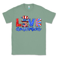 Sage love america gnome Classic Tee - HRA Design Shop