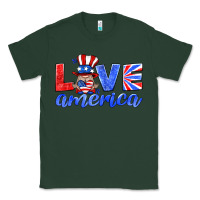 Sports Green love america gnome Classic Tee - HRA Design Shop