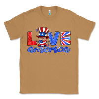 Toasted Coconut love america gnome Classic Tee - HRA Design Shop