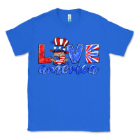 True Royal love america gnome Classic Tee - HRA Design Shop