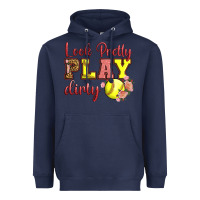 Navy Look Pretty Play Dirty Heavyweight Hoodie - LillyAllenDesigns