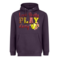 Plum Look Pretty Play Dirty Heavyweight Hoodie - LillyAllenDesigns