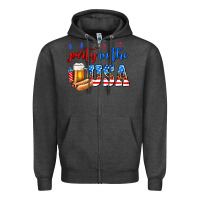 Party In The Usa Zipper Hoodie | Teevron