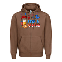 Chestnut party in the usa Zipper Hoodie - AdoDesignShop