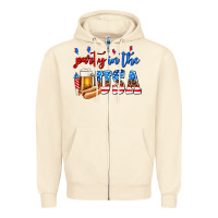 Sandshell party in the usa Zipper Hoodie - AdoDesignShop