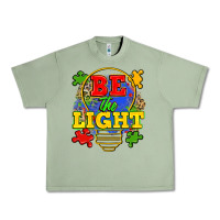 Oil Green be the light Urban Heavy Tee - Zillion Design Studio