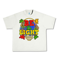 Pistachio be the light Urban Heavy Tee - Zillion Design Studio