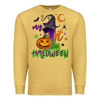 Antique Gold My first Halloween Premium Sweatshirt - NancyCooperArtShop