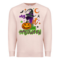 Pale Pink My first Halloween Premium Sweatshirt - NancyCooperArtShop