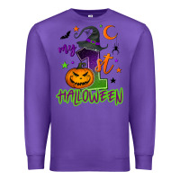 Purple My first Halloween Premium Sweatshirt - NancyCooperArtShop