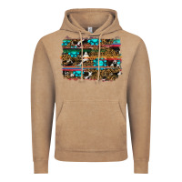 Vintage Coffee western background Vintage Hoodie - RanaPortraitStore
