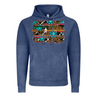 Vintage Denim western background Vintage Hoodie - RanaPortraitStore
