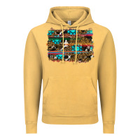Vintage Mustard western background Vintage Hoodie - RanaPortraitStore