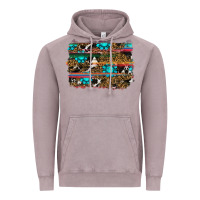 Vintage Zinc western background Vintage Hoodie - RanaPortraitStore